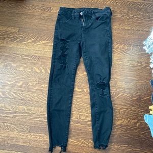 American Eagle black skinny jeans